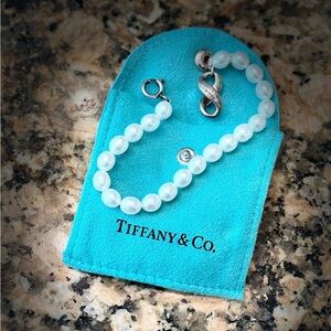Tiffany and Co. Pearl Infinity Bracelet